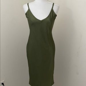Green Silk Dress